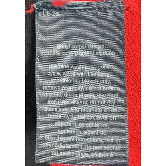 Tommy Hilfiger Women's Medium Red Blue Stripes Rugby Pullover Sweater Preppy - Picture 7 of 8